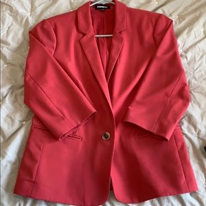 Worn once! 3/4 sleeve blazer.